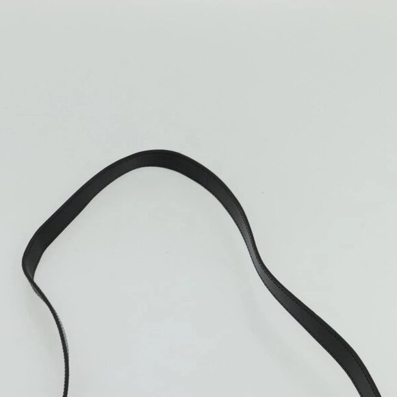 Christian Dior Trotter Canvas Shoulder Bag PVC Black Gold Auth sw750 - Picture 9 of 16